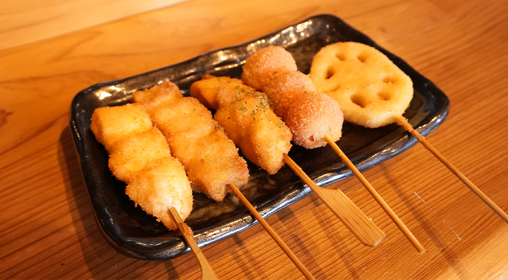 串カツの盛り合わせ